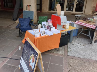 Dédicaces festives au marché de Réalmont